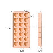 DIY Silicone Molds, Resin Casting Molds, For UV Resin, Epoxy Resin Jewelry Making, Sandy Brown, 270x130x30mm(PW-WG53209-04)