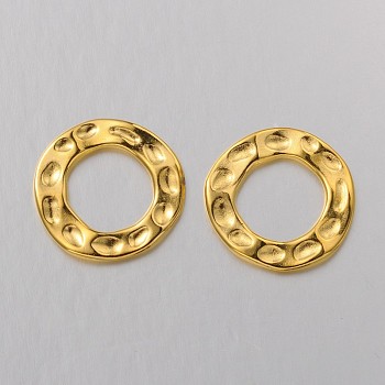 Tibetan Style Linking Rings, Circle Frames, Lead Free and Cadmium Free, about 24mm in diameter, 2mm thick