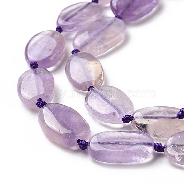 Natural Ametheyst Beads Strands(G-P478-01)-4