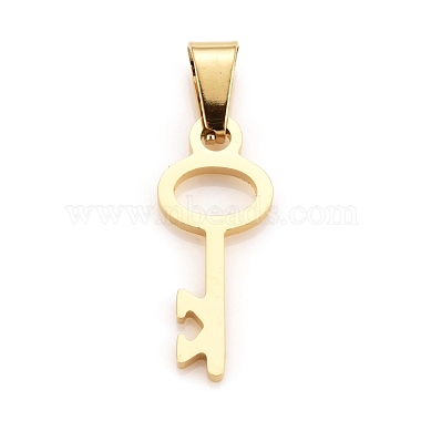Golden Key 304 Stainless Steel Pendants
