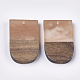 Resin & Walnut Wood Pendants(RESI-S358-34B)-2