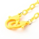 13 pièces 13 couleurs colliers de chaîne de câble en plastique abs personnalisés(NJEW-JN03483)-3